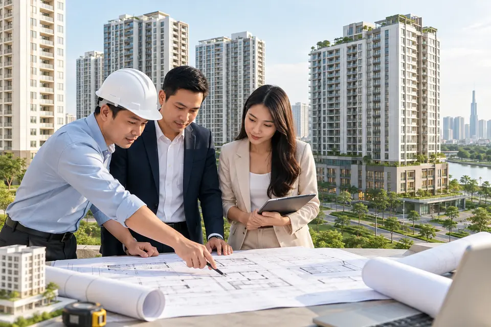 Minh họa lĩnh vực Đất nền & nhà phố