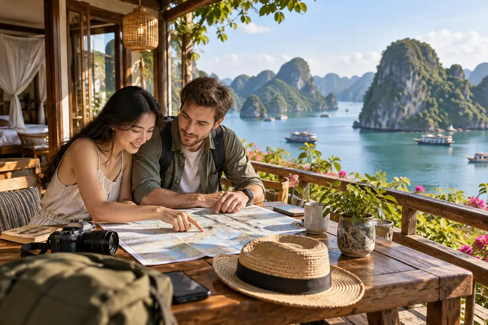 Minh họa lĩnh vực Du lịch & lưu trú